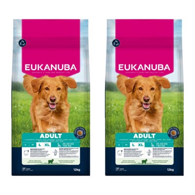 Karma dla psa EUKANUBA Adult Large Breed Jagnięcina 2 x 12 kg