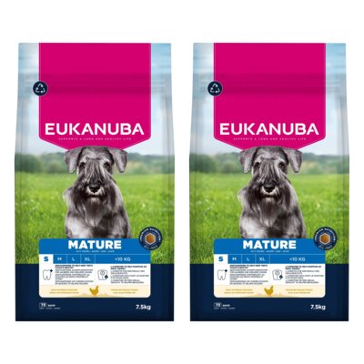 Karma dla psa EUKANUBA Mature Small Breed Kurczak 2 x 7.5 kg