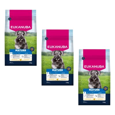 Karma dla psa EUKANUBA Mature Small Breed Kurczak 3 x 7.5 kg