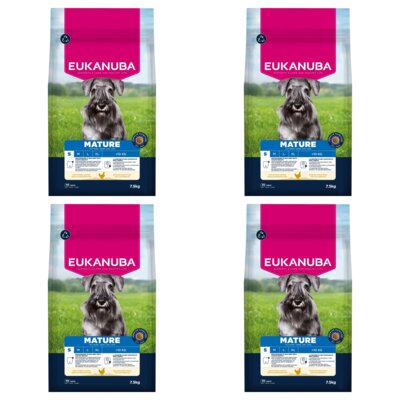 Karma dla psa EUKANUBA Mature Small Breed Kurczak 4 x 7.5 kg