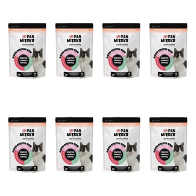 Karma dla kota PAN MIĘSKO Adult Digestive & Anti Haiball 8 x 800 g