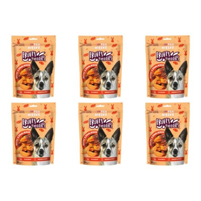 Przysmak dla psa PAN MIĘSKO Fruits & Veggies Batat z królikiem 6 x 100 g