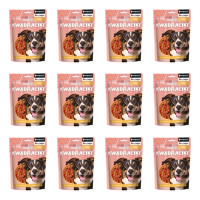 Przysmak dla psa PAN MIĘSKO Kwadraciki Królik 12 x 100 g