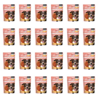 Przysmak dla psa PAN MIĘSKO Kwadraciki Królik 24 x 100 g