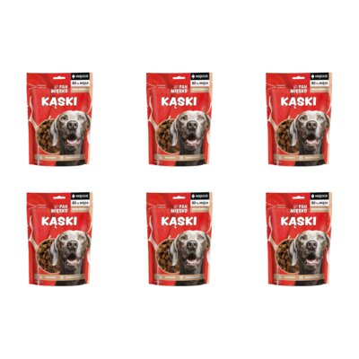 Przysmak dla psa PAN MIĘSKO Kąski Wołowina 6 x 100 g
