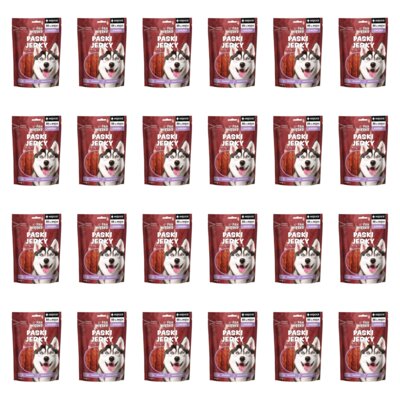 Przysmak dla psa PAN MIĘSKO Paski Jerky Kaczka 24 x 100 g