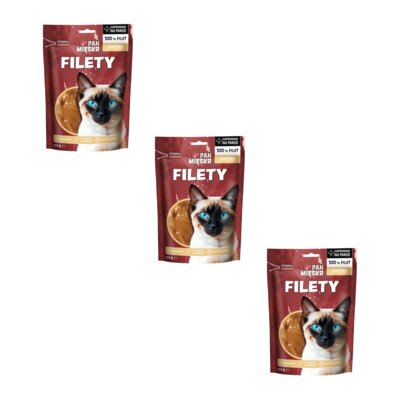 Przysmak dla kota PAN MIĘSKO Filety Kaczka 3 x 100 g