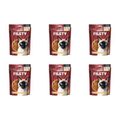 Przysmak dla kota PAN MIĘSKO Filety Kaczka 6 x 100 g