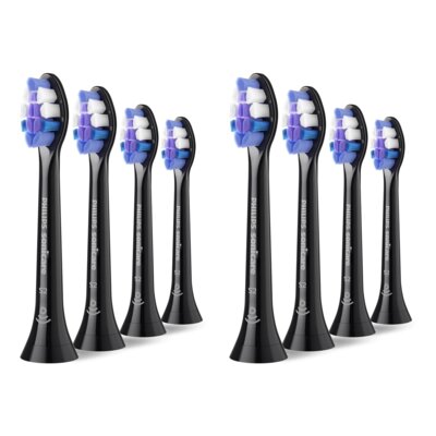 Oryginalna końcówka do szczoteczki PHILIPS Sonicare Sensitive S2 HX6054/88 Bardzo miękkie włókna (8 szt.) (Nadwrażliwość zębów)