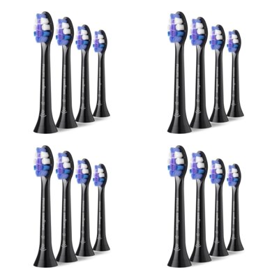 Oryginalna końcówka do szczoteczki PHILIPS Sonicare Sensitive S2 HX6054/88 Bardzo miękkie włókna (16 szt.) (Nadwrażliwość zębów)