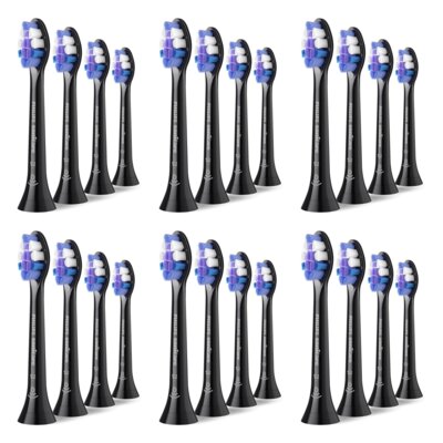 Oryginalna końcówka do szczoteczki PHILIPS Sonicare Sensitive S2 HX6054/88 Bardzo miękkie włókna (24 szt.) (Nadwrażliwość zębów)