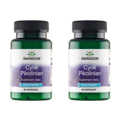 Cynk SWANSON Pikolinian (2 x 60 kapsułek)