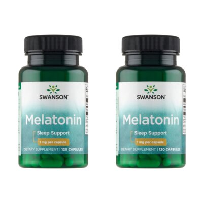 Suplement na sen SWANSON Melatonina (2 x 120 kapsułek)