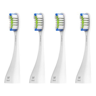 Oryginalna końcówka do szczoteczki NICEBOY Ion Sonic Pro UV (4 szt.) (Twarde włosie)