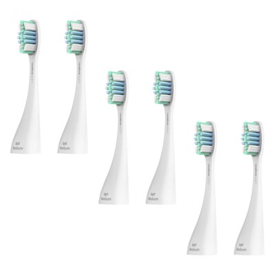 Oryginalna końcówka do szczoteczki NICEBOY Ion Sonic Pro UV (6 szt.) (Średnio miękkie włosie)