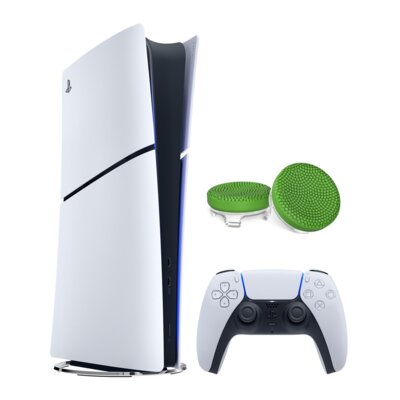 Konsola SONY PlayStation 5 Digital Edition 825GB E-chassis + Nakładki na analogi KONTROLFREEK Footbal Kit do padów PS4/PS5