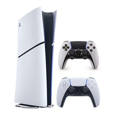Konsola SONY PlayStation 5 Digital Edition 825GB E-chassis + Kontroler SONY DualSense Edge Biało-czarny
