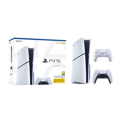 Konsola SONY PlayStation 5 Slim E-chassis + Kontroler SONY DualSense Chroma Biały