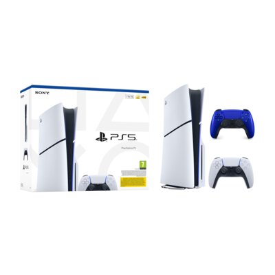 Konsola SONY PlayStation 5 Slim E-chassis + Kontroler SONY DualSense Kobaltowy błękit