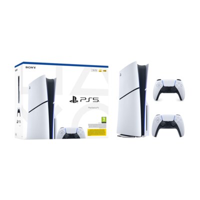 Konsola SONY PlayStation 5 Slim E-chassis + Kontroler SONY DualSense Biały