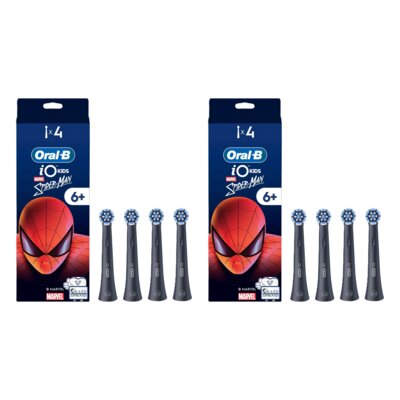 Oryginalna końcówka szczoteczki ORAL-B iO Kids Spiderman (8 szt.) (Delikatne dla dziąseł)