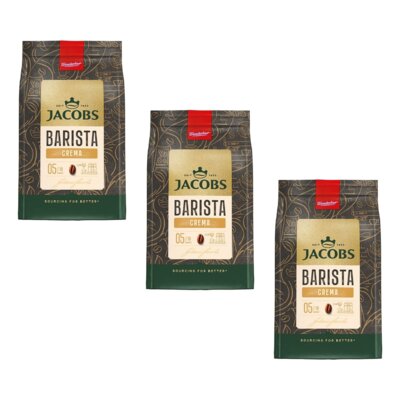 Kawa ziarnista JACOBS Barista Crema 3 x 200g