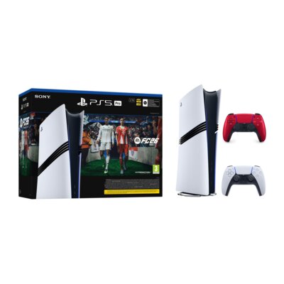 Konsola SONY PlayStation 5 Pro + FC26 (klucz aktywacyjny) + Kontroler SONY DualSense Wulkaniczna czerwień