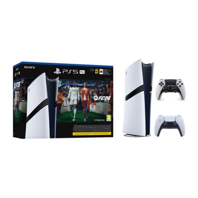 Konsola SONY PlayStation 5 Pro + FC26 (klucz aktywacyjny) + Kontroler SONY DualSense Edge Biało-czarny