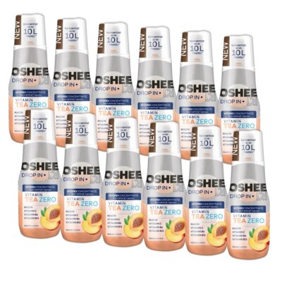 Hydrokoncentrat OSHEE DROP IN ZERO Vitamin Ice Tea Brzoskwinia 12 x 500 ml