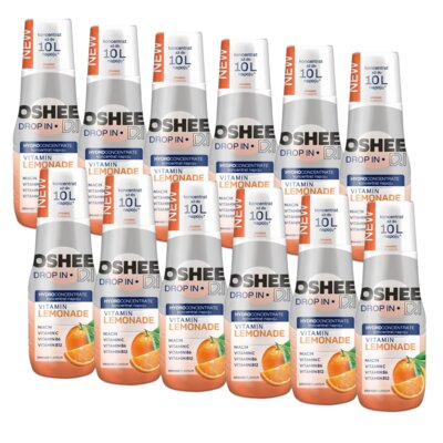 Hydrokoncentrat OSHEE DROP IN Vitamin Lemonade Pomarańcza 12 x 500 ml