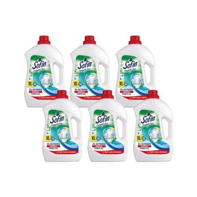 Żel do prania SOFIN 6 x 2520 ml Uniwersalny