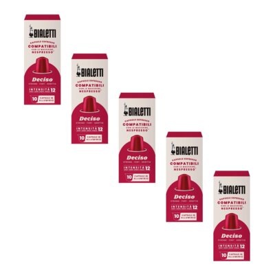 Kapsułki BIALETTI Deciso do ekspresu Nespresso (50 szt.)