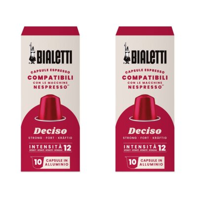 Kapsułki BIALETTI Deciso do ekspresu Nespresso (20 szt.)