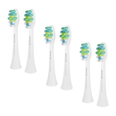 Oryginalna końcówka szczoteczki SENCOR SOX 101 (6 szt.) (Usuwa przebarwienia)