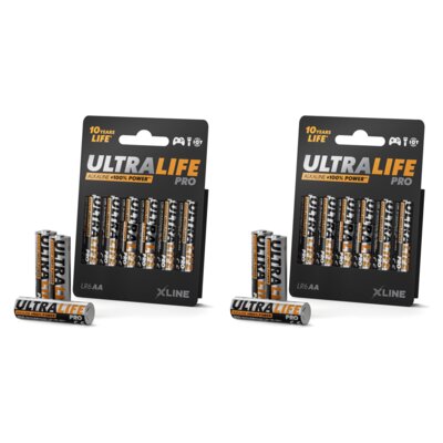 Baterie AA XLINE Alkaline UltraLife Pro DB200 2600mAh Alkaliczne (12 szt.)