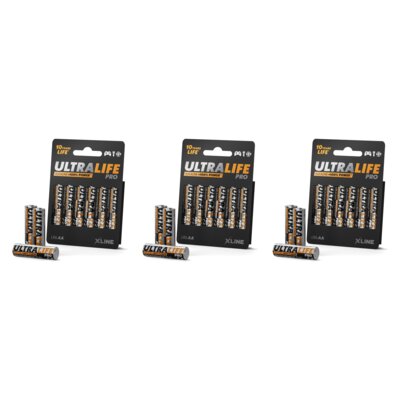 Baterie AA XLINE Alkaline UltraLife Pro DB200 2600mAh Alkaliczne (18 szt.)