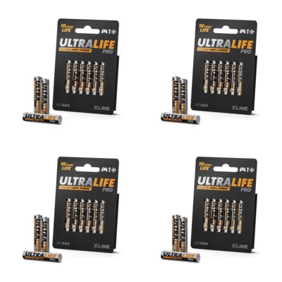 Baterie AAA XLINE UltraLife Pro DB201 Alkaliczne (24 szt.)