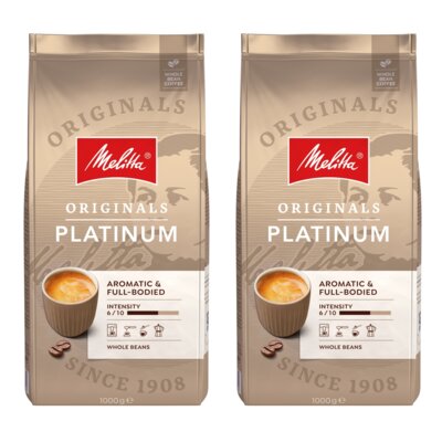 Kawa ziarnista MELITTA Originals Platinum 2 x 1 kg
