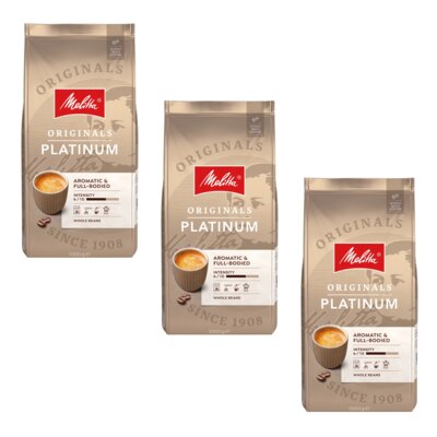 Kawa ziarnista MELITTA Originals Platinum 3 x 1 kg