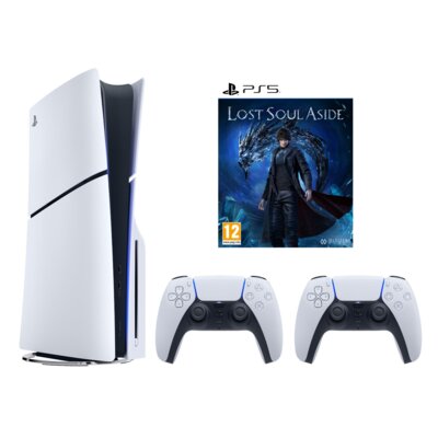 Konsola SONY PlayStation 5 Slim E-chassis 1TB + Kontroler SONY DualSense Biały + Lost Soul Aside™ Gra PS5