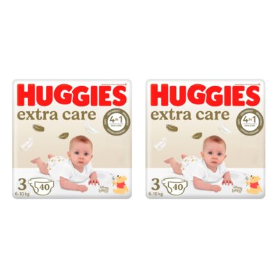 Pieluszki HUGGIES Extra Care 3 6-10kg (80 szt.)