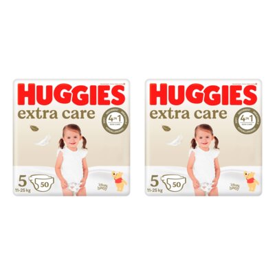 Pieluszki HUGGIES Extra Care Mega 5 11-25 kg (100 szt.)