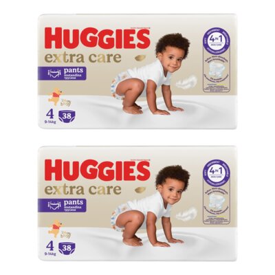 Pieluchomajtki HUGGIES Extra Care Pants 4 (76 szt.)