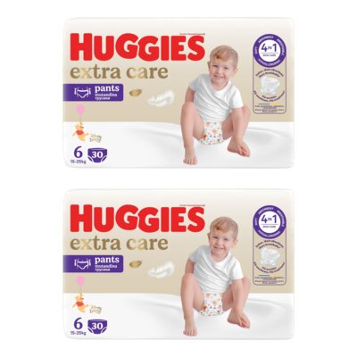 Pieluchomajtki HUGGIES Extra Care Pants 6 (60 szt.)