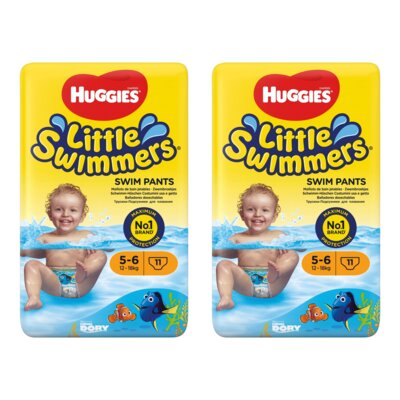 Pieluchomajtki HUGGIES Little Swimmers 5- 6 (22 szt.)