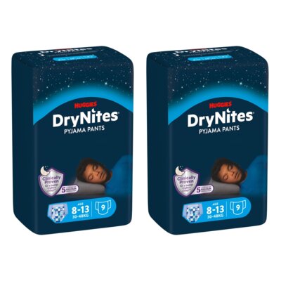 Pieluchomajtki HUGGIES DryNites Boy 7 (18 szt.)