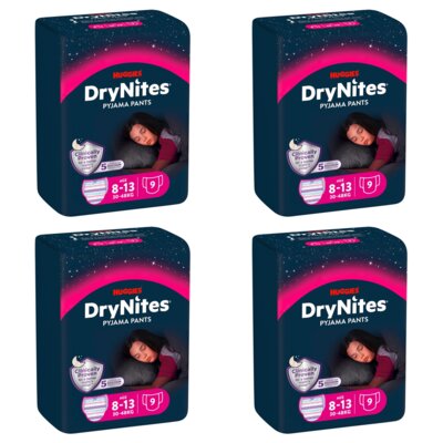 Pieluchomajtki HUGGIES DryNites Girl 7 (36 szt.)