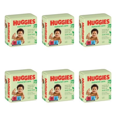 Chusteczki nawilżane HUGGIES Natural Care (1008 szt.)