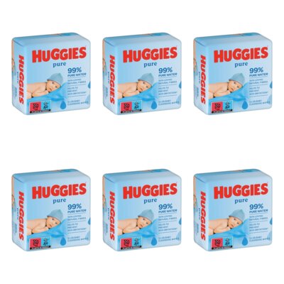 Chusteczki nawilżane HUGGIES Pure (1008 szt.)