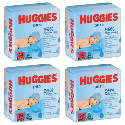 Chusteczki nawilżane HUGGIES Pure (672 szt.)